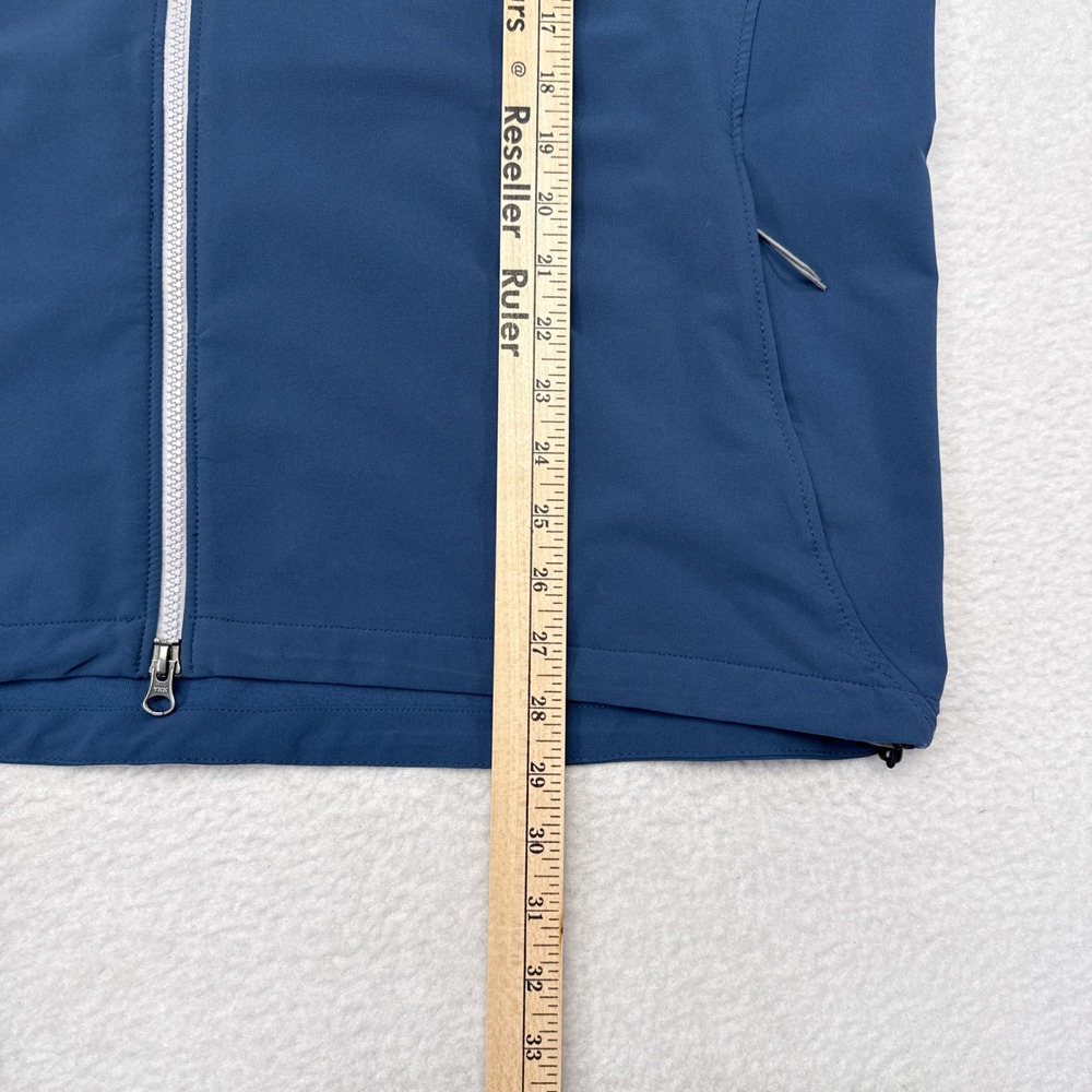 Friars Head Golf Club Peter Millar Vest Men Size XL Blue Full Zip Element 4 Wind - Picture 9 of 9